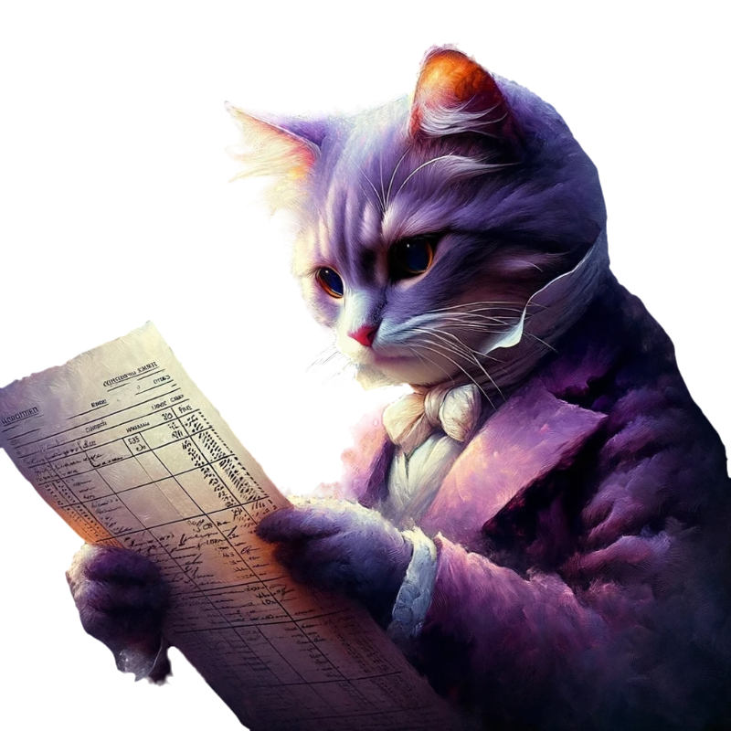 Purple Cat Image