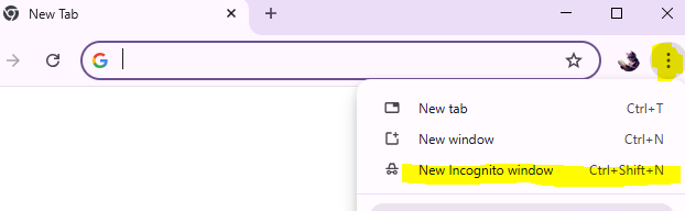 Chrome Incognito ANAF